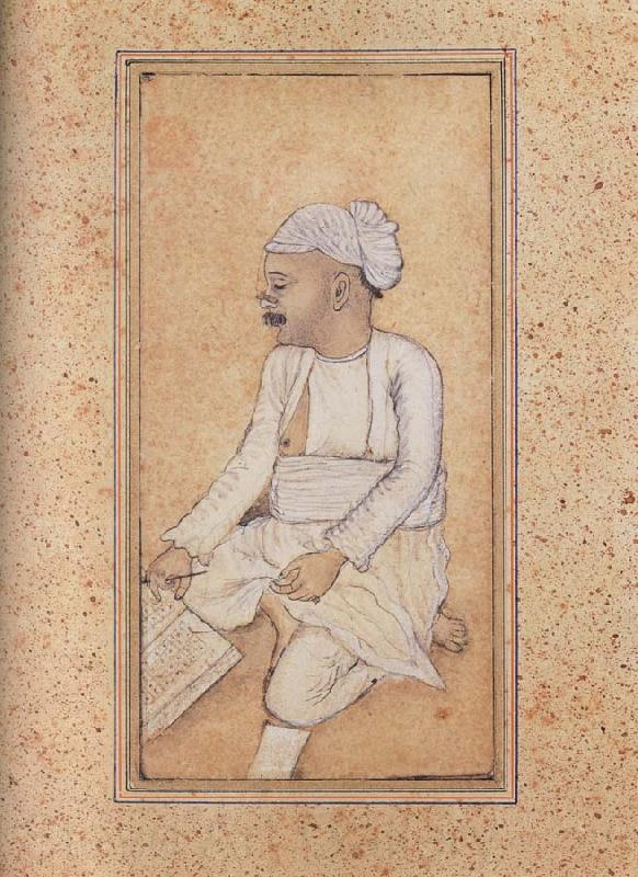 unknow artist A Portrait of Mohan Lal Diwan of William Fraser